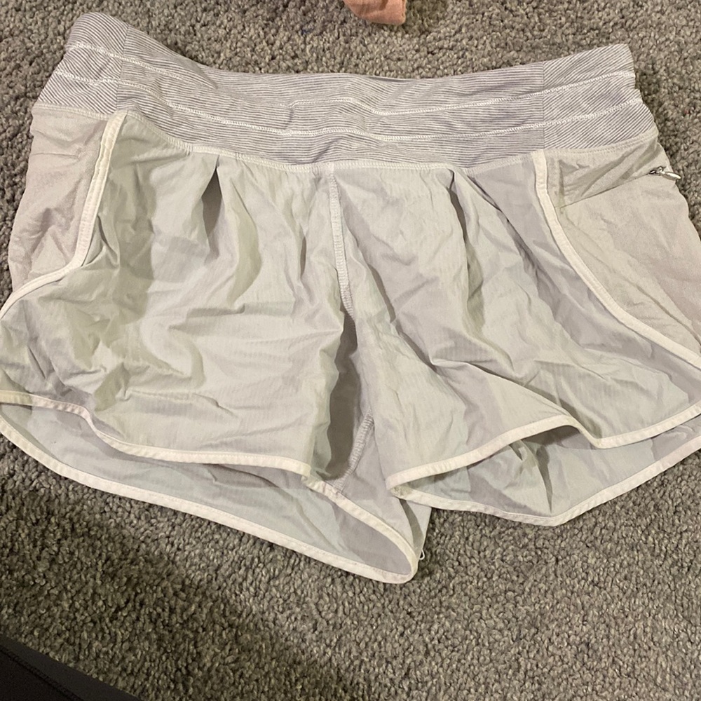 Light Grey Lululemon Shorts